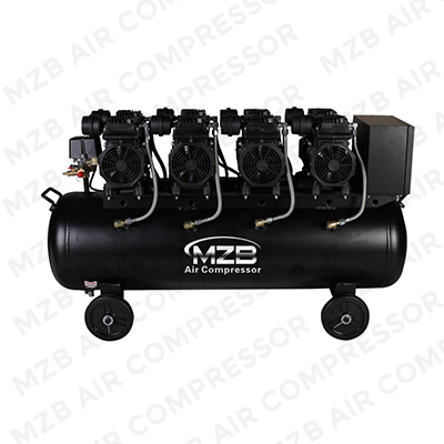 Compressor de ar isento de óleo 90 litros MZB-1200H-90