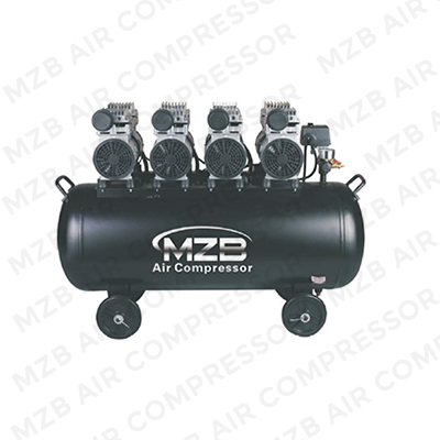 Compressor de ar isento de óleo 90 litros MZB-750H-90